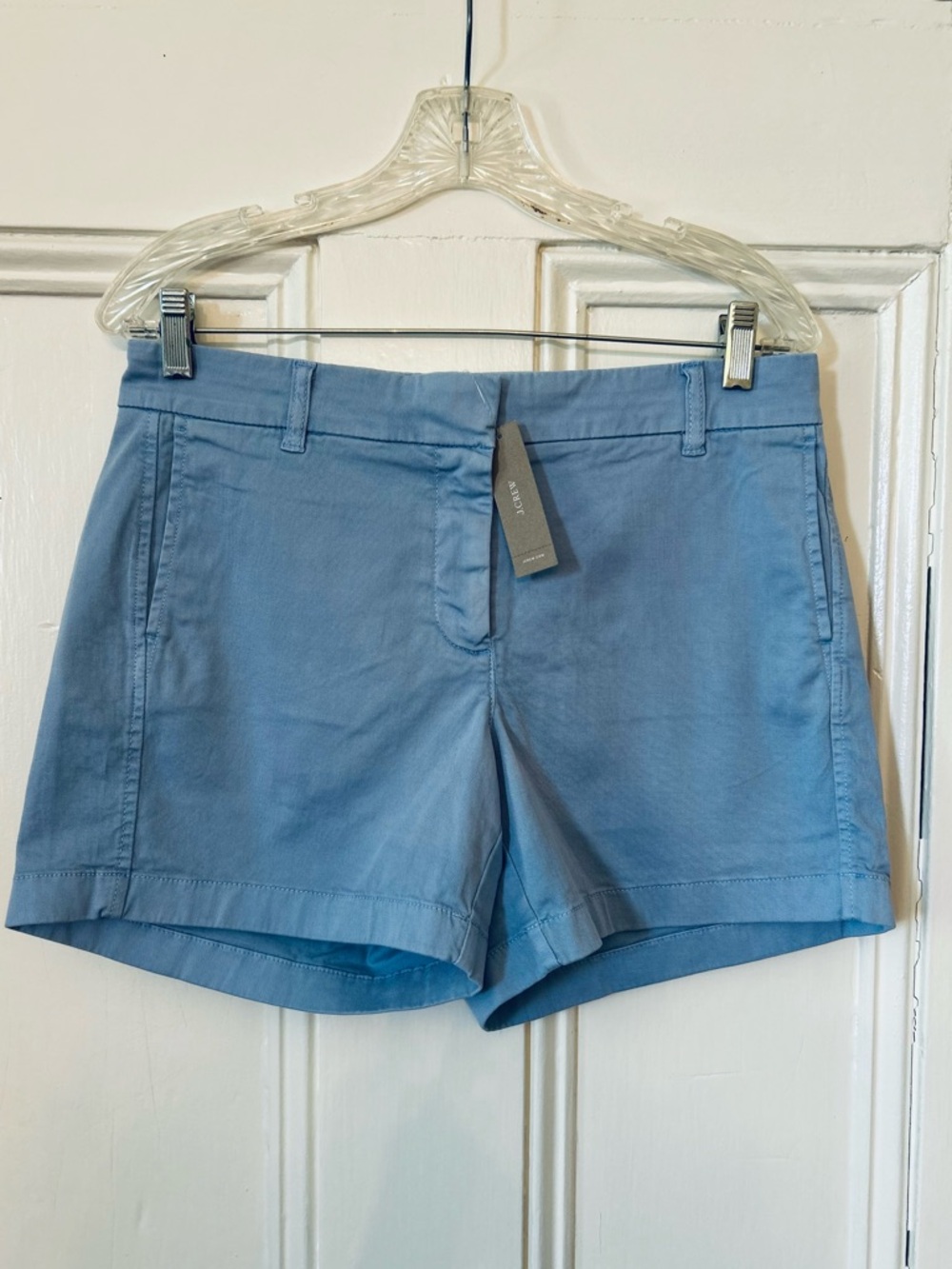 Classic Women's Light Blue Cotton Chino Shorts JCrew size 6